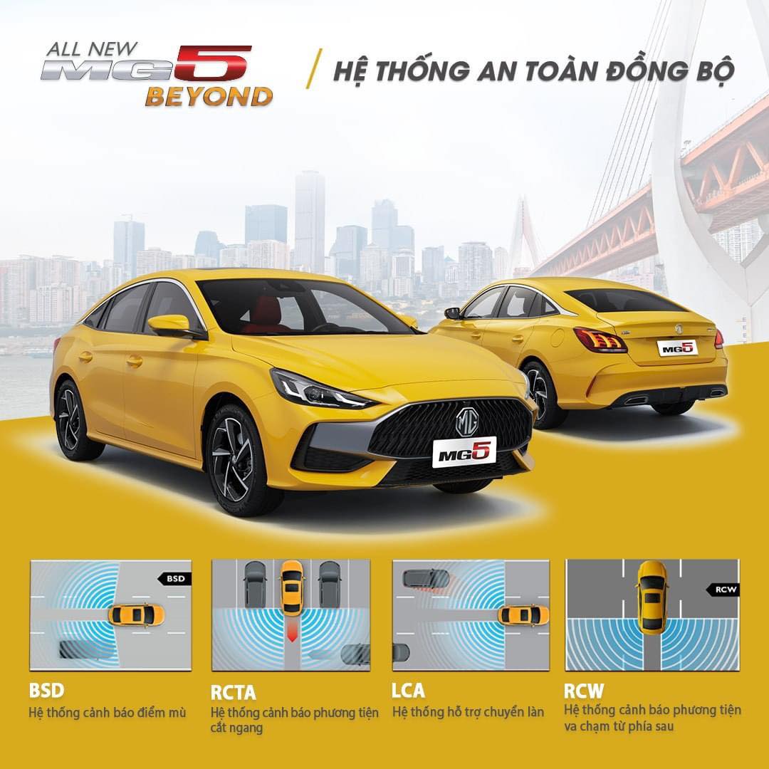 MG5 7 An toàn xe MG5 - MG Kinh Dương Vương TPHCM