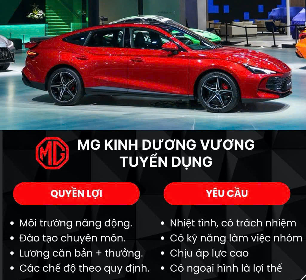 MG Kinh Dương Vương Q6 tuyển dụng Nhân viên Kinh doanh 7 MG Kinh Duong Vuong Tuyen Dung